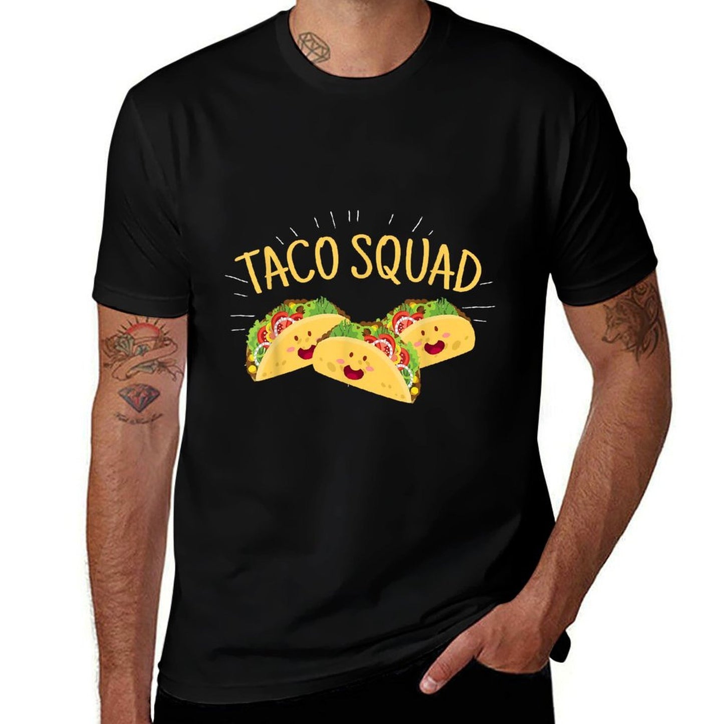 Funny Taco Squad Cute Mexican Food Lover Gift  Easy-care T-Shirt