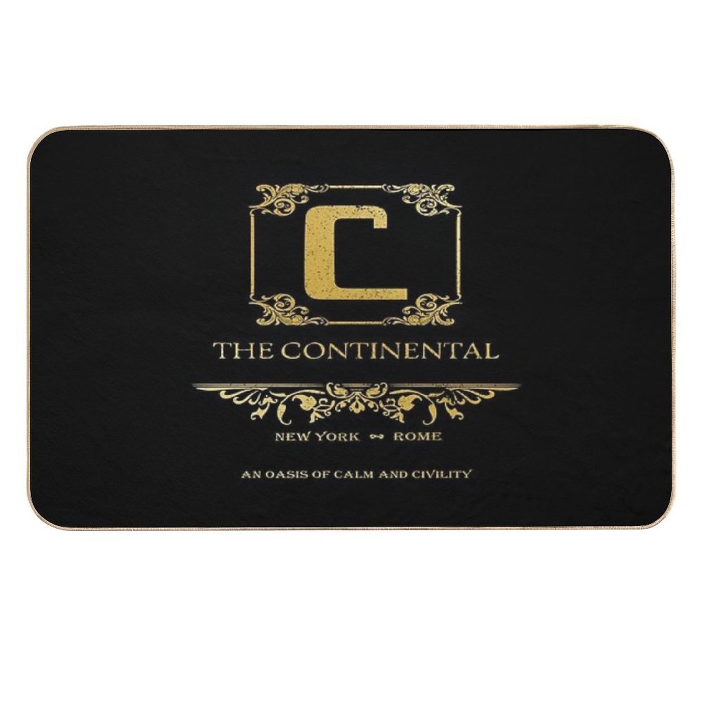 The Continental - Cult Movie  Rapid-Drying Bath Mat