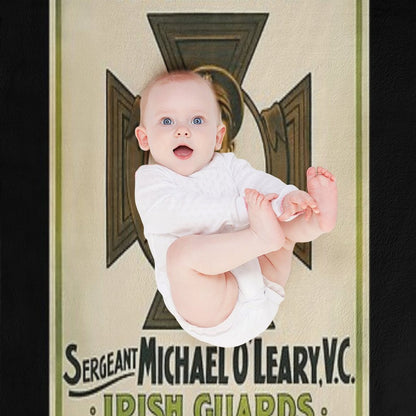 Vintage Poster Restored - Ireland (Irish Guards) Multi-functional Throw Blanket