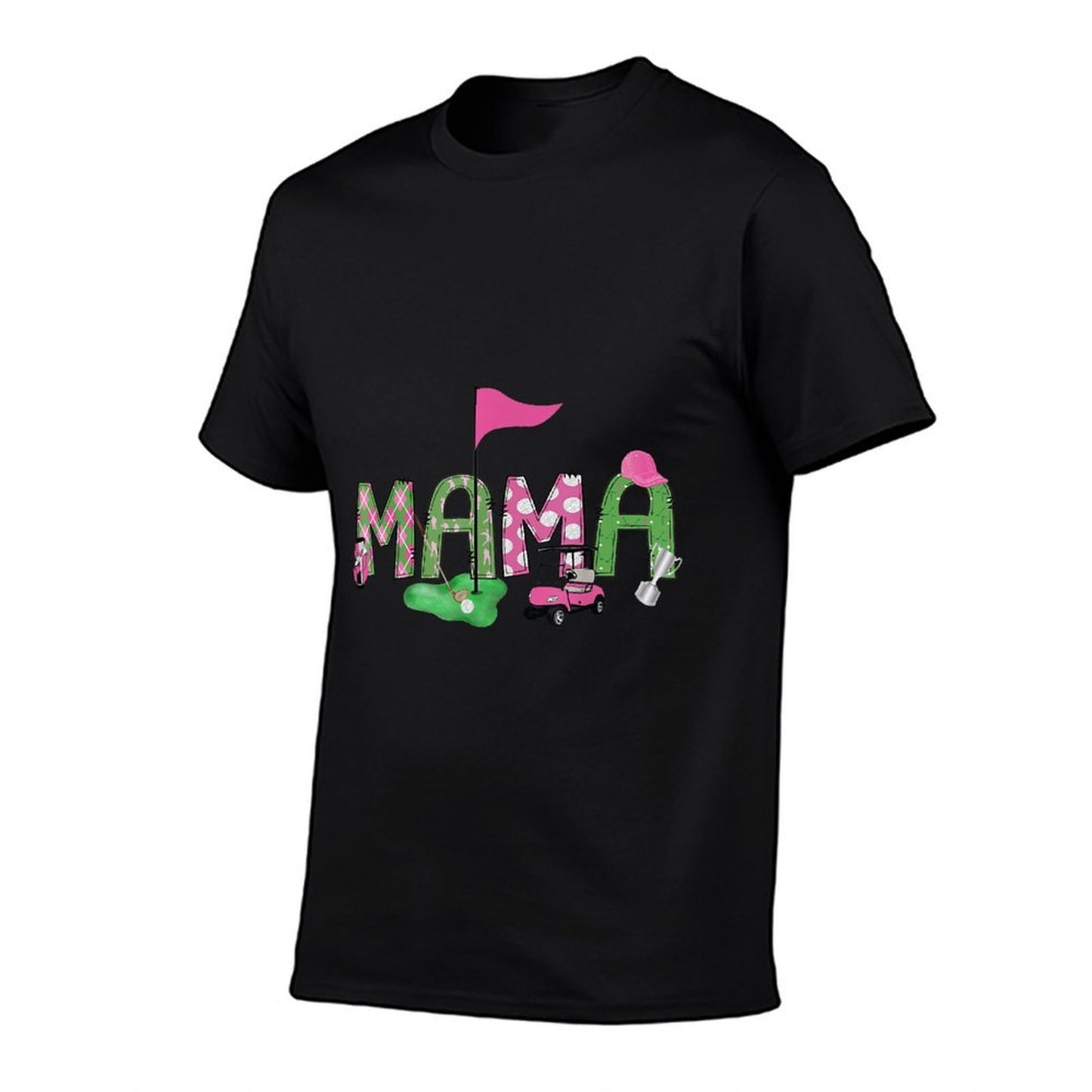 Golf Mama Pink Hole In One Golf 1St Birthday Girl  Wrinkle-resistant T-Shirt