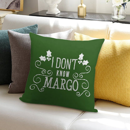 Christmas Vacation Todd And Margo Quote by Kelly Design Company Soft Durable Construction Throw Pillow