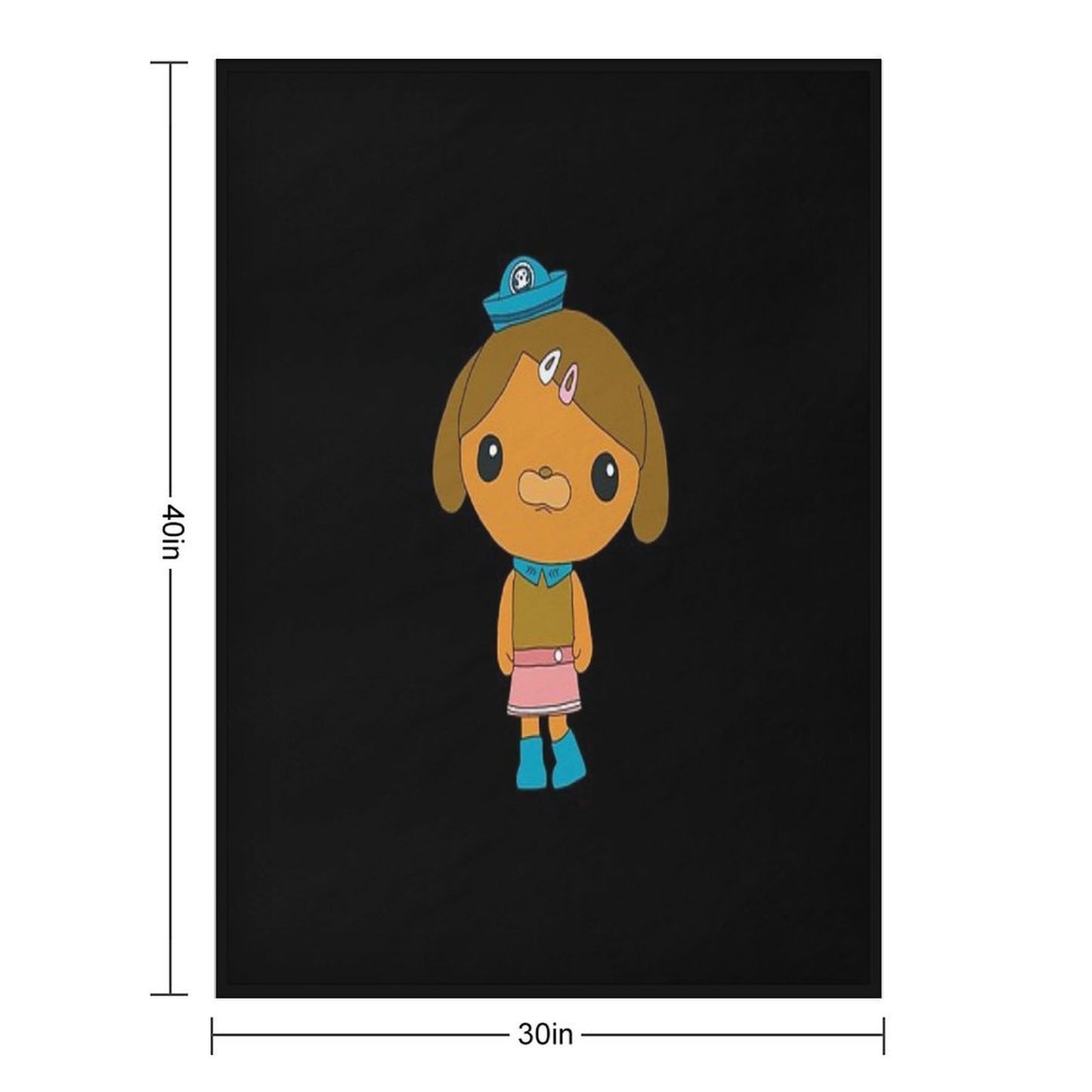 Dashi - Octonauts Travel-friendly Throw Blanket