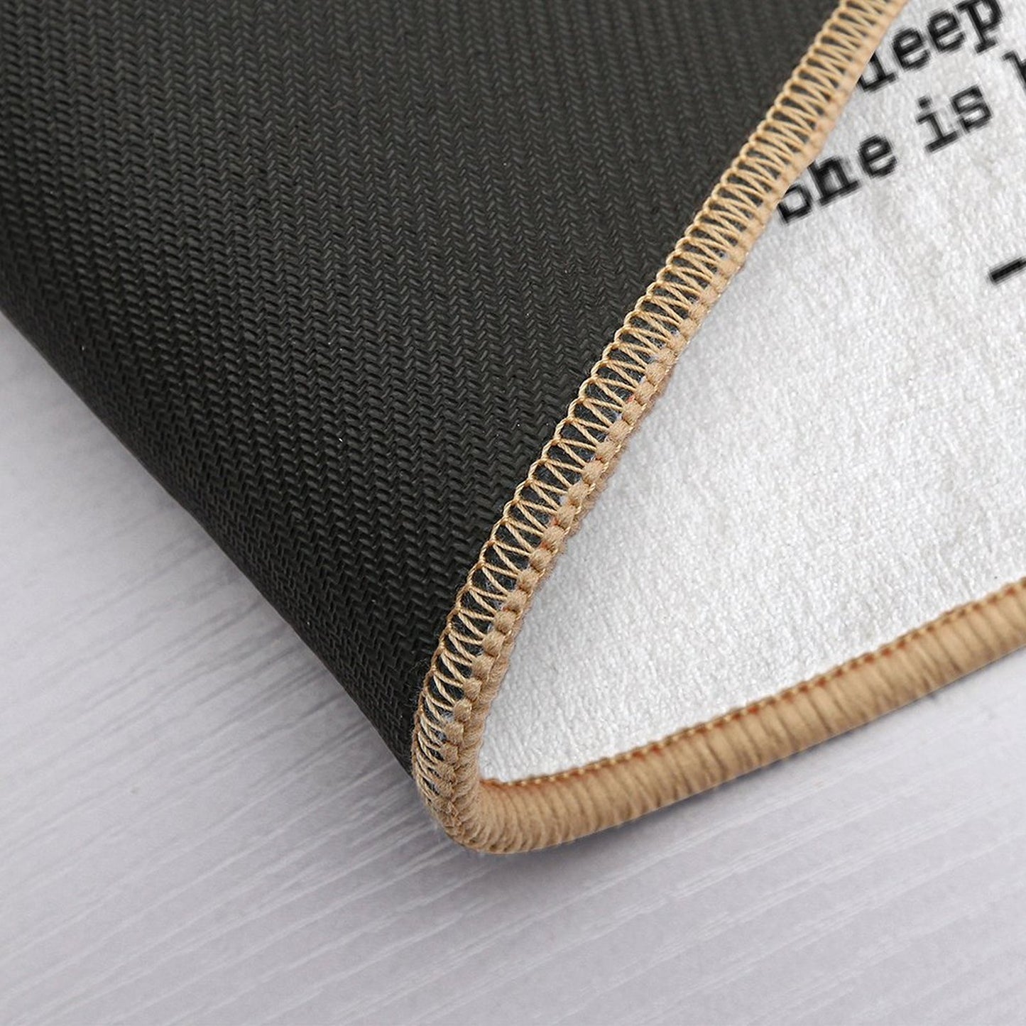 She Was Beautiful - F Scott Fitzgerald  Easy To Clean Bath Mat