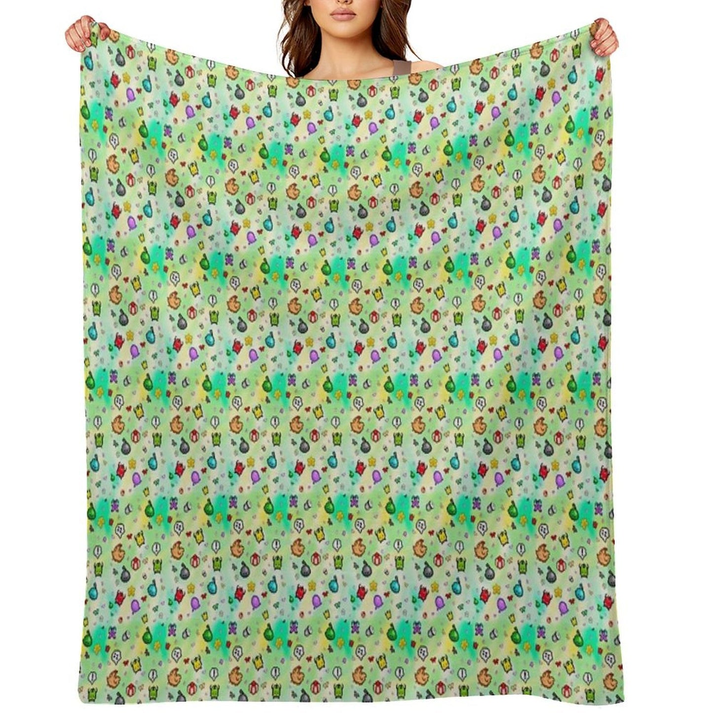 Stardew Infinite Pattern Anti-pilling Throw Blanket
