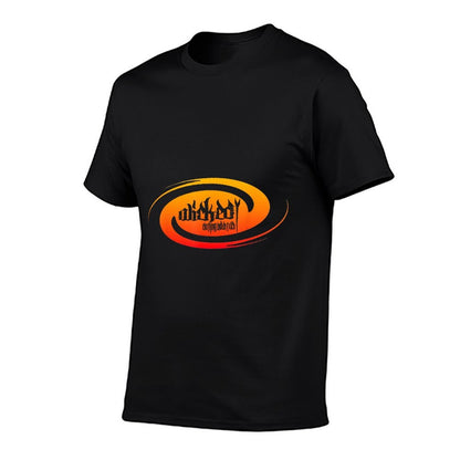 Wicked Storm Sunset Summer  Ribbed Collar T-Shirt