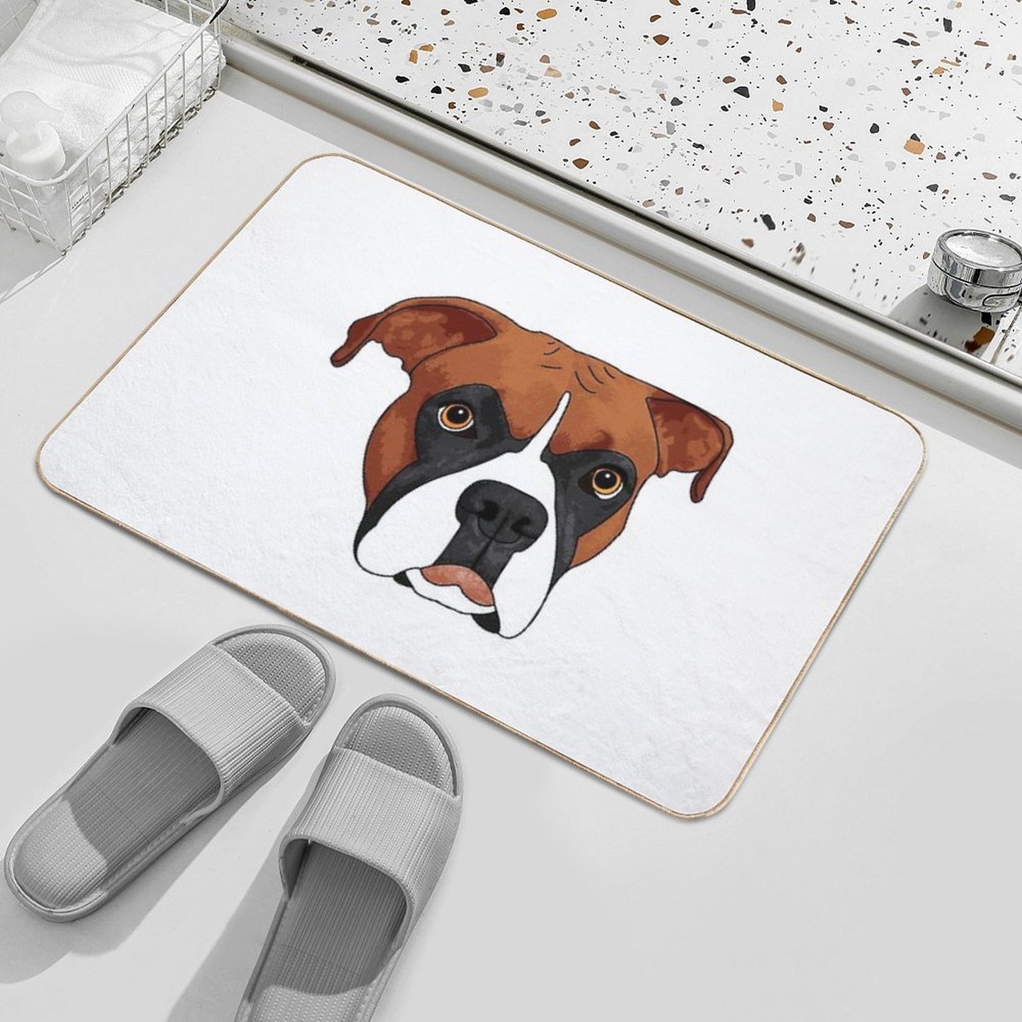 Boxer  Odorless Bath Mat