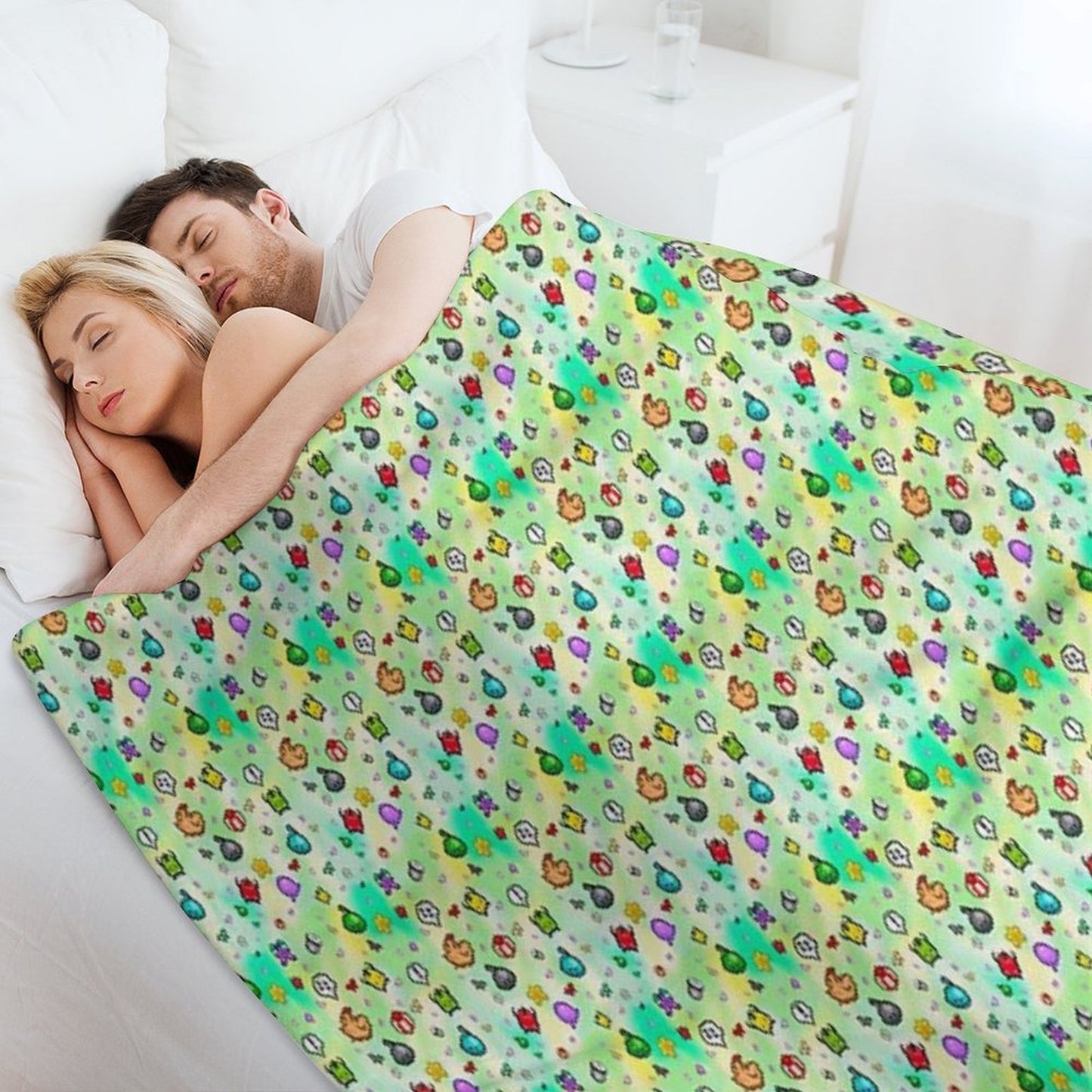 Stardew Infinite Pattern Anti-pilling Throw Blanket