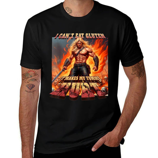 I Cant Eat Gluten, Oddly Specific Cursed Meme Comfortable T-Shirt