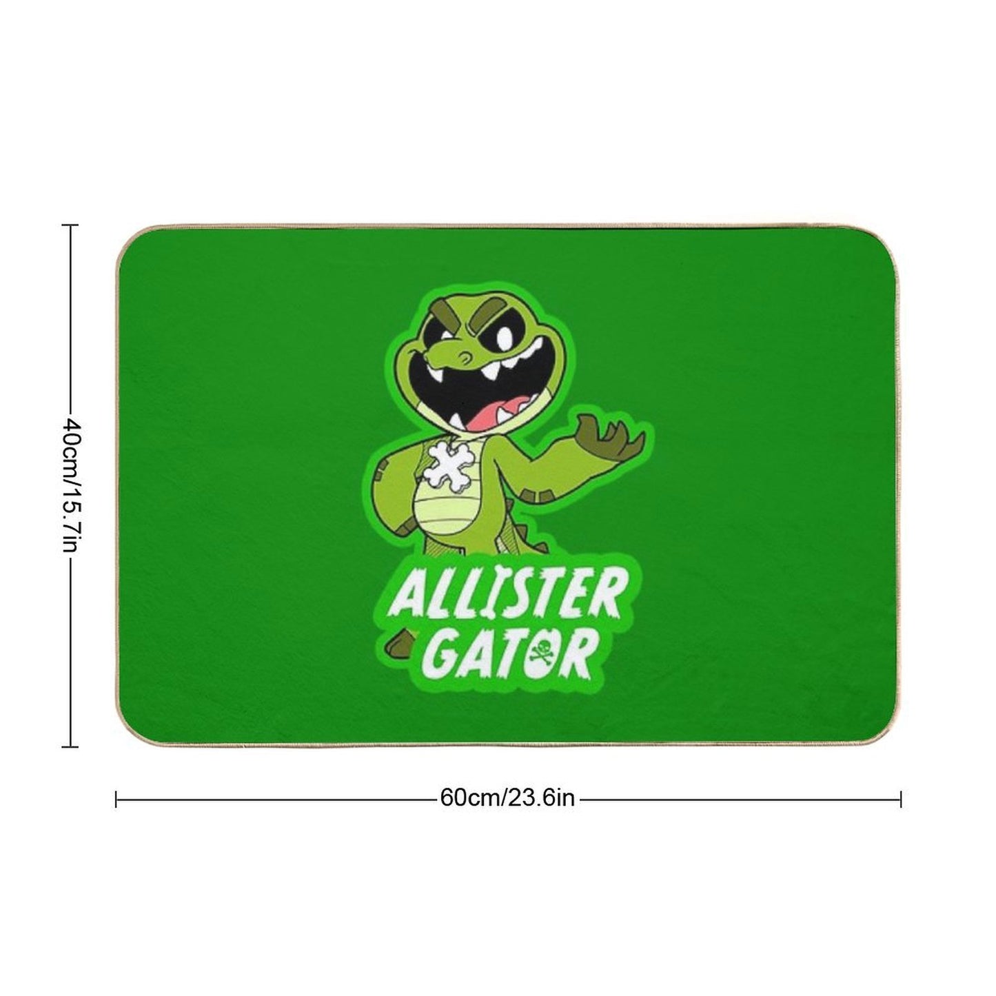 Allister Gator  Versatile Bath Mat
