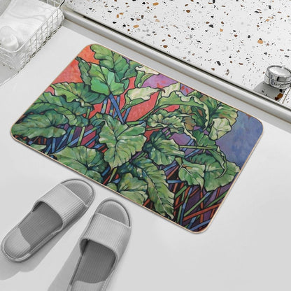 Wild Callas. Oil on Composition Board  Multi-Purpose Bath Mat