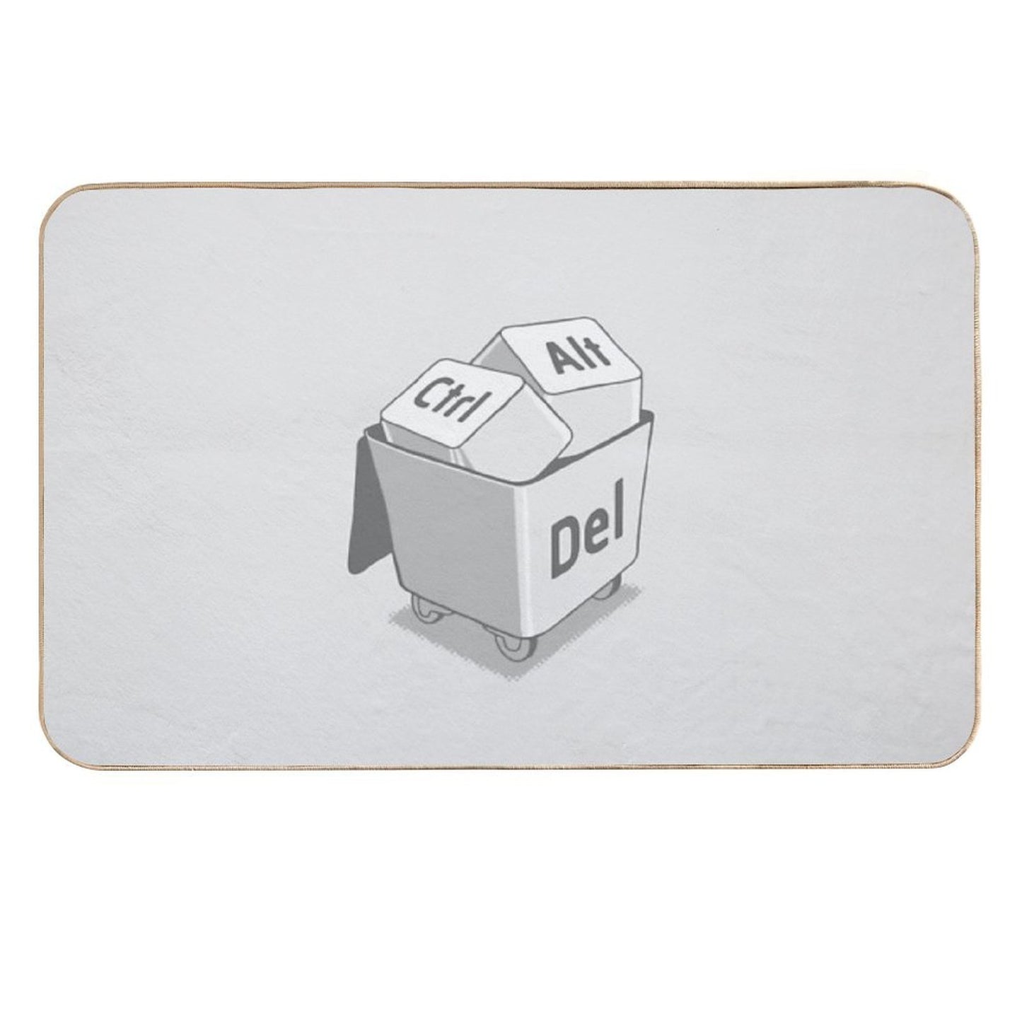 Keyboard  Odorless Bath Mat
