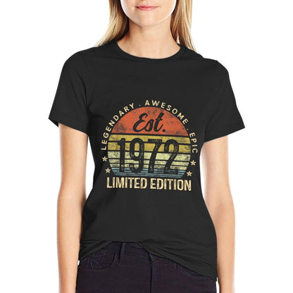 Est 1972 Limited Edition 53rd Birthday Gifts 53 Year Old  Eco-friendly Material T-Shirt