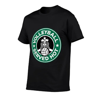 Volleyball Served Hot - Great Volleyball Player  Tagless Design T-Shirt