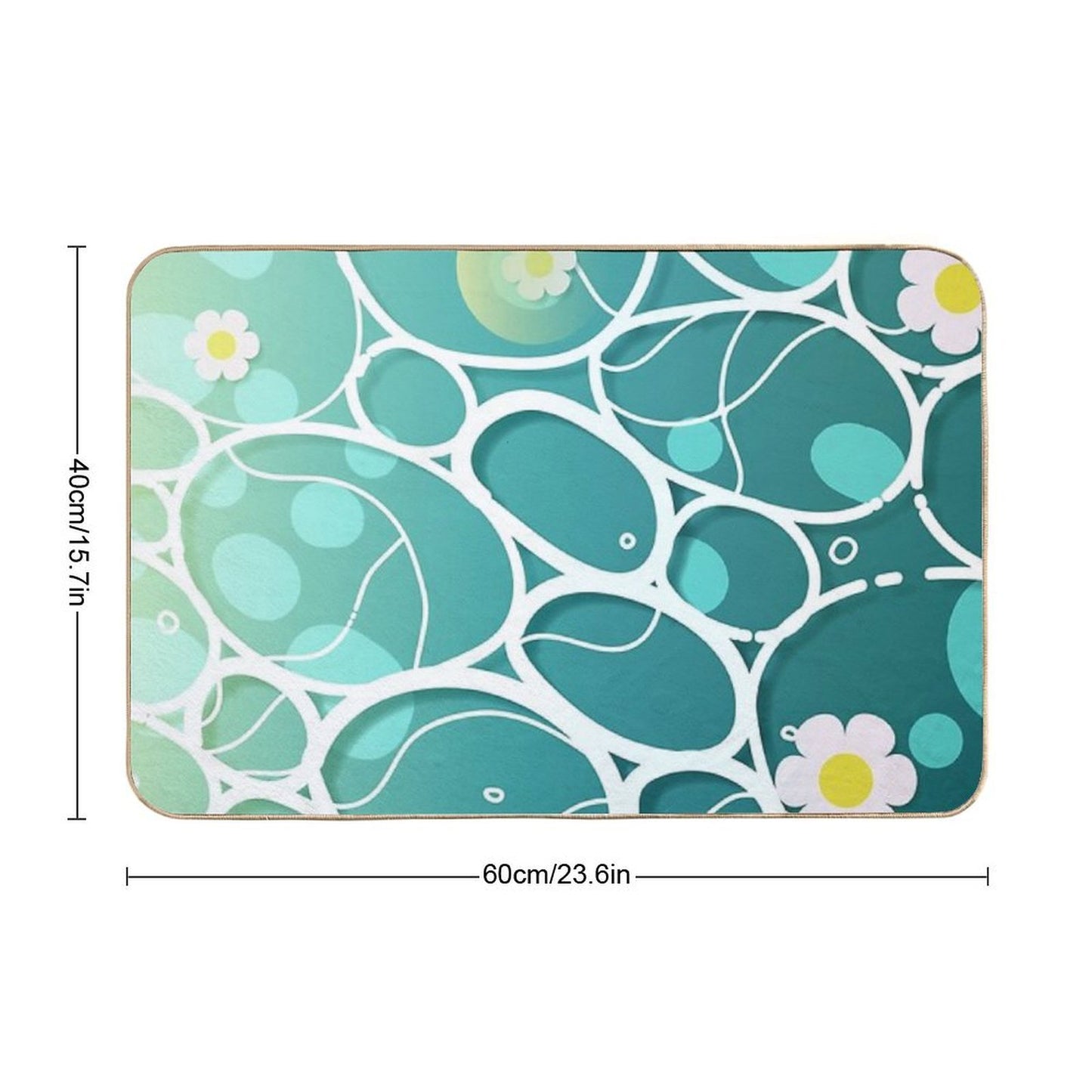 Crystalline Agwite II  Eco-Friendly Bath Mat