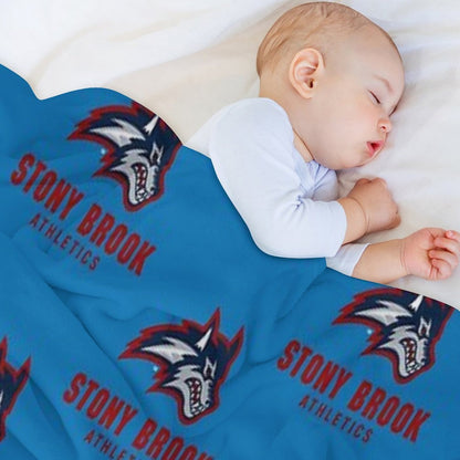 Stony Brook Seawolves Machine-washable Throw Blanket