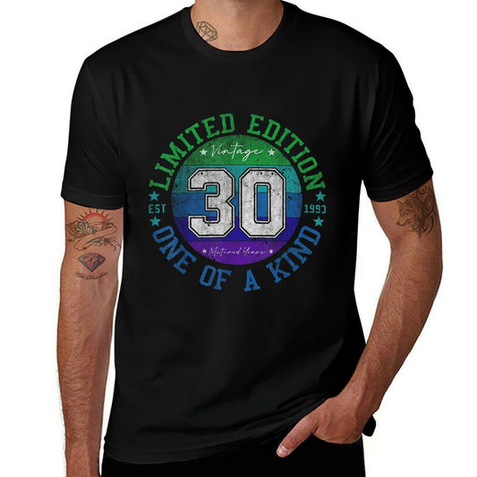 Vintage 1993 30 Year Old Gifts Limited Edition 30th Birthday  Oversized Silhouette T-Shirt