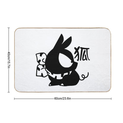 P-chan Pig Kanji Ranma 12  Versatile Bath Mat