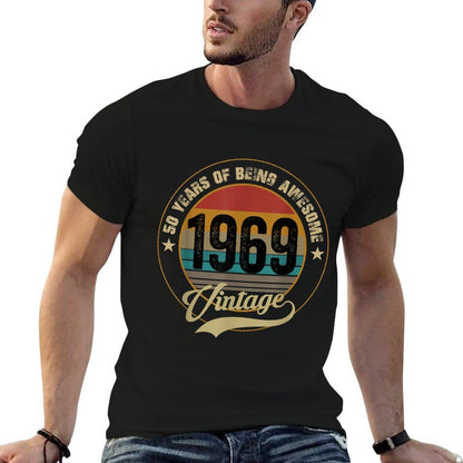 Awesome Since 1969 50th Birthday Gifts 50 Year Old  Versatile T-Shirt