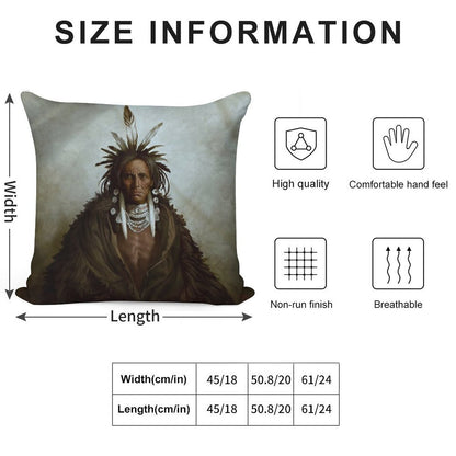Crow Soft Shrink-Resistant Throw Pillow
