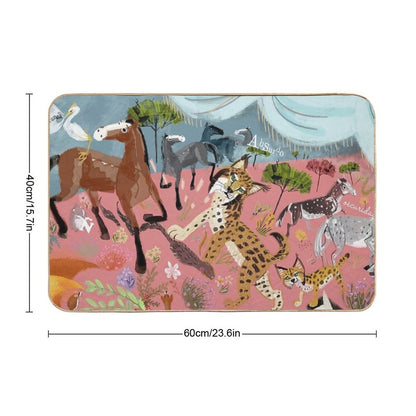Paradise before The Fire (SGHN)  Long-Lasting Bath Mat