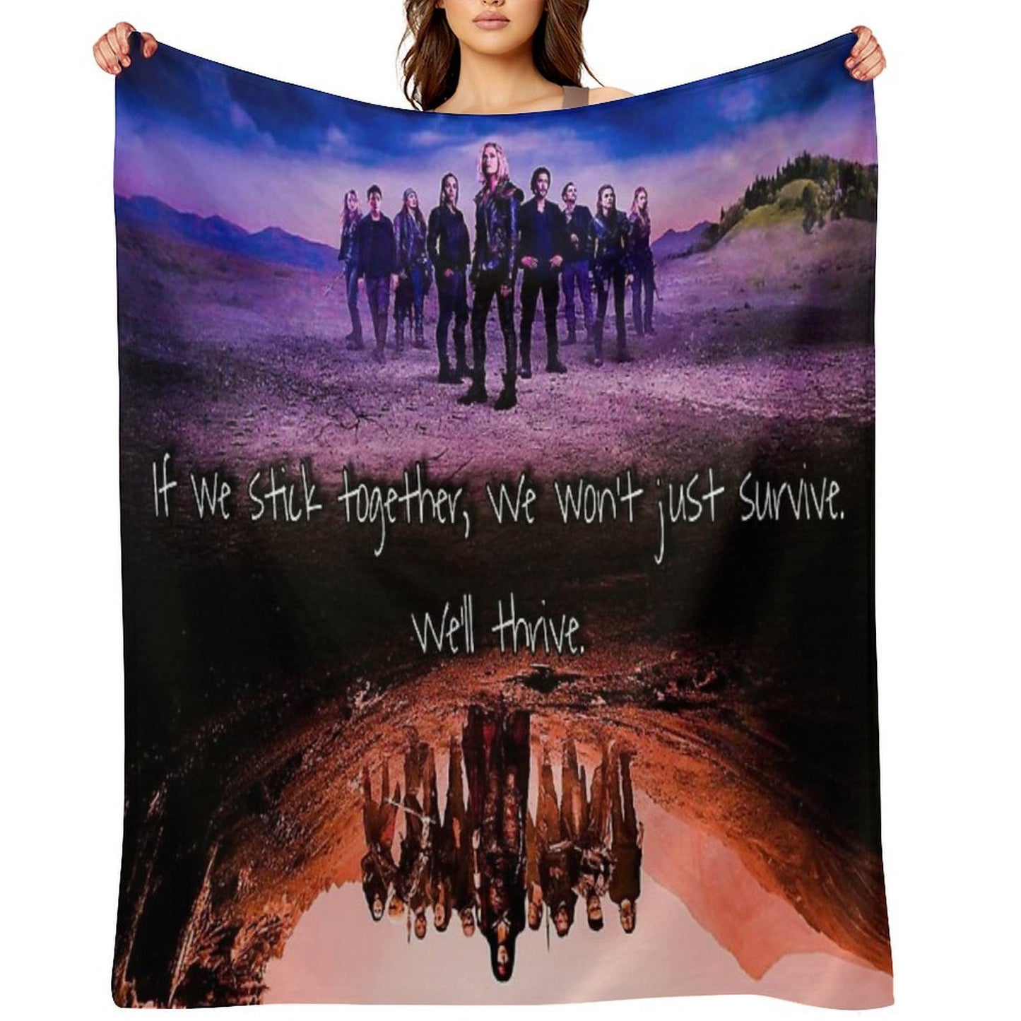 One Crew The100 Machine-washable Throw Blanket