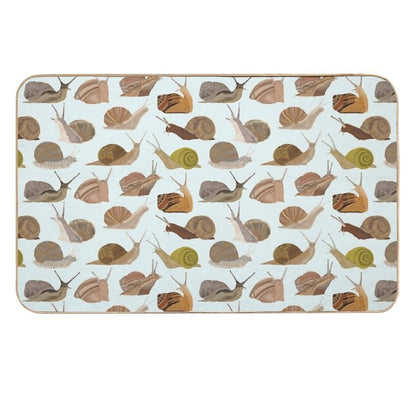 Snails  Dirt-Trapping Bath Mat