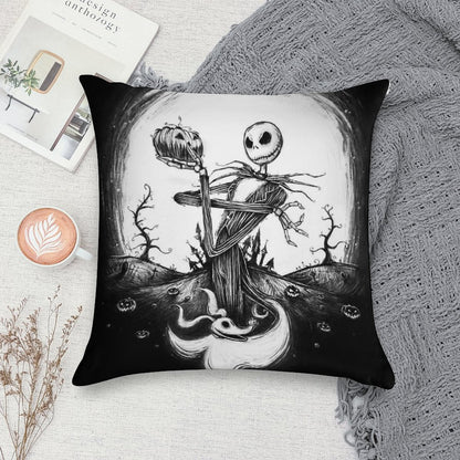 Halloween Tale Soft Washable Throw Pillow
