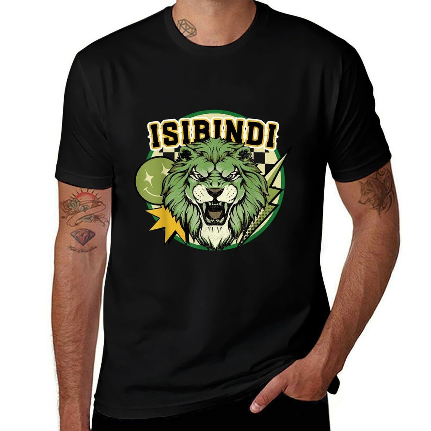 Isibindi Vintage House of Courage, RCA Courage School Spirit  Trendy Pattern T-Shirt