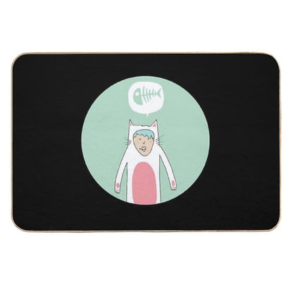 The Cat Costume  Versatile Bath Mat
