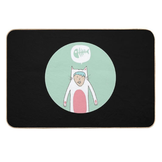 The Cat Costume  Versatile Bath Mat