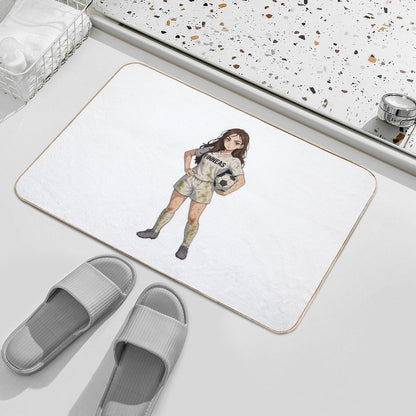 Fan Made FINNEAS Cleats Merch (Transparent Backround)  Toxin-Free Bath Mat