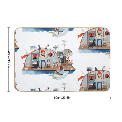 Captain Bernaidle  Absorbent Bath Mat