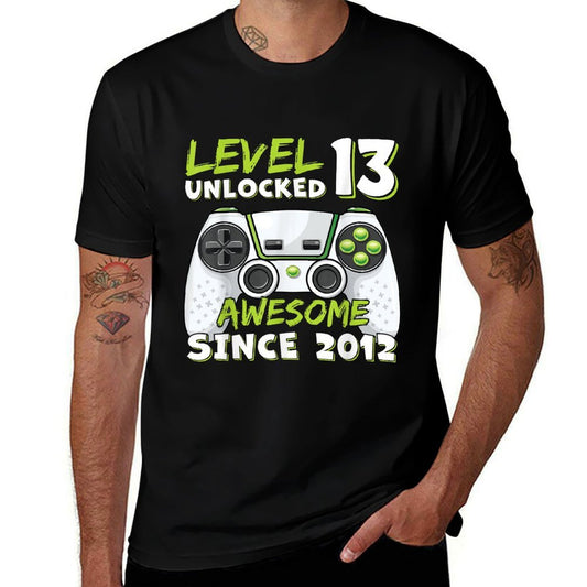 13 Year Old BDay Decorations Son Boy 13yr 2012 13th Birthday  Wrinkle-resistant T-Shirt