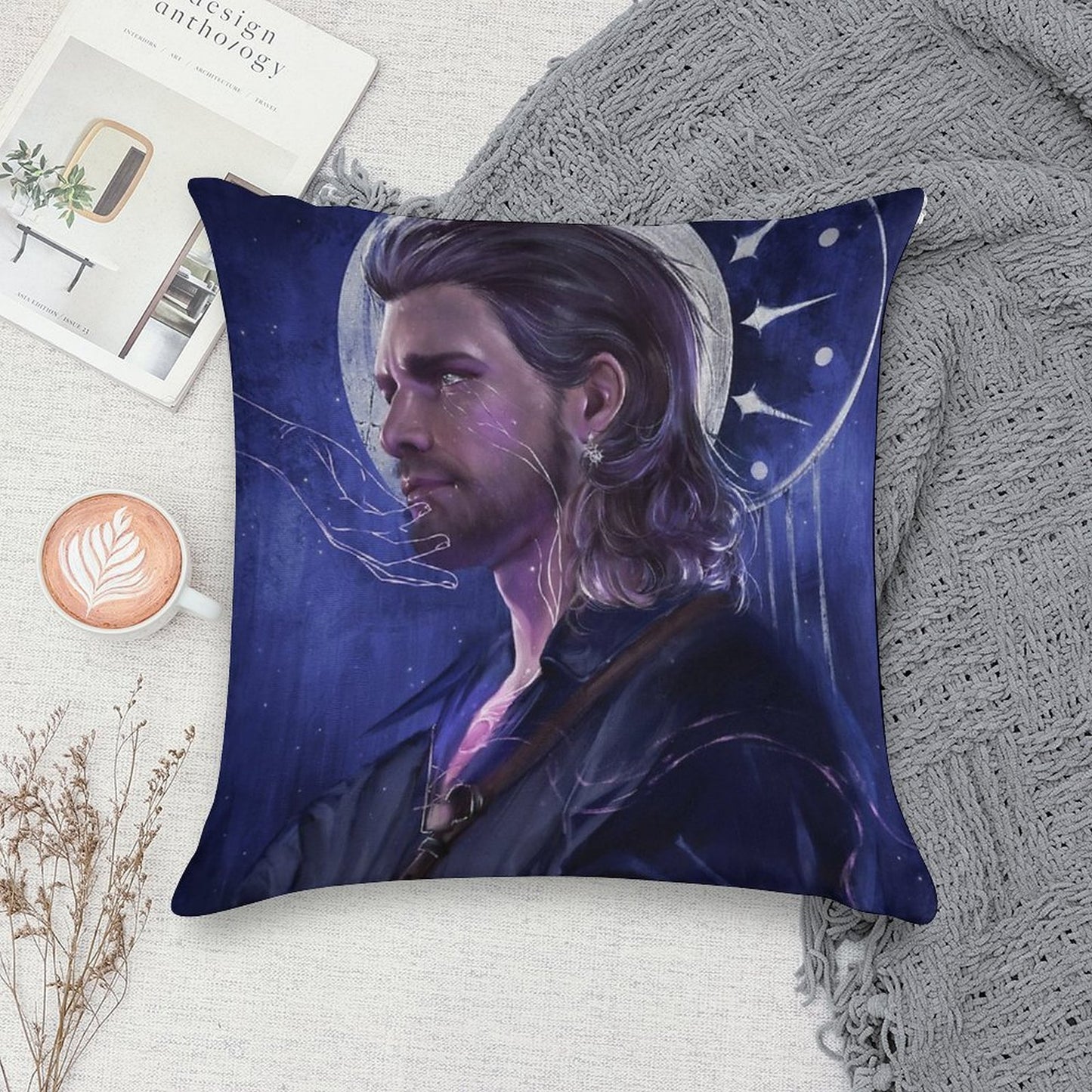 Gale of Waterdeep Soft Warmth Comfort Throw Pillow