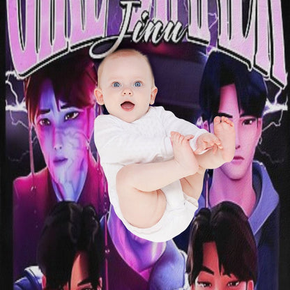 Girl Dinner Jinu Kpop Demon Hunters Villain Multi-functional Throw Blanket
