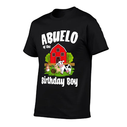 Abuelo Of The Birthday Boy Farm Animal Bday Party  Slim-fit Cut T-Shirt