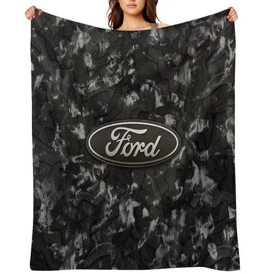 Forged Carbon Fiber Ford Multi-functional Throw Blanket