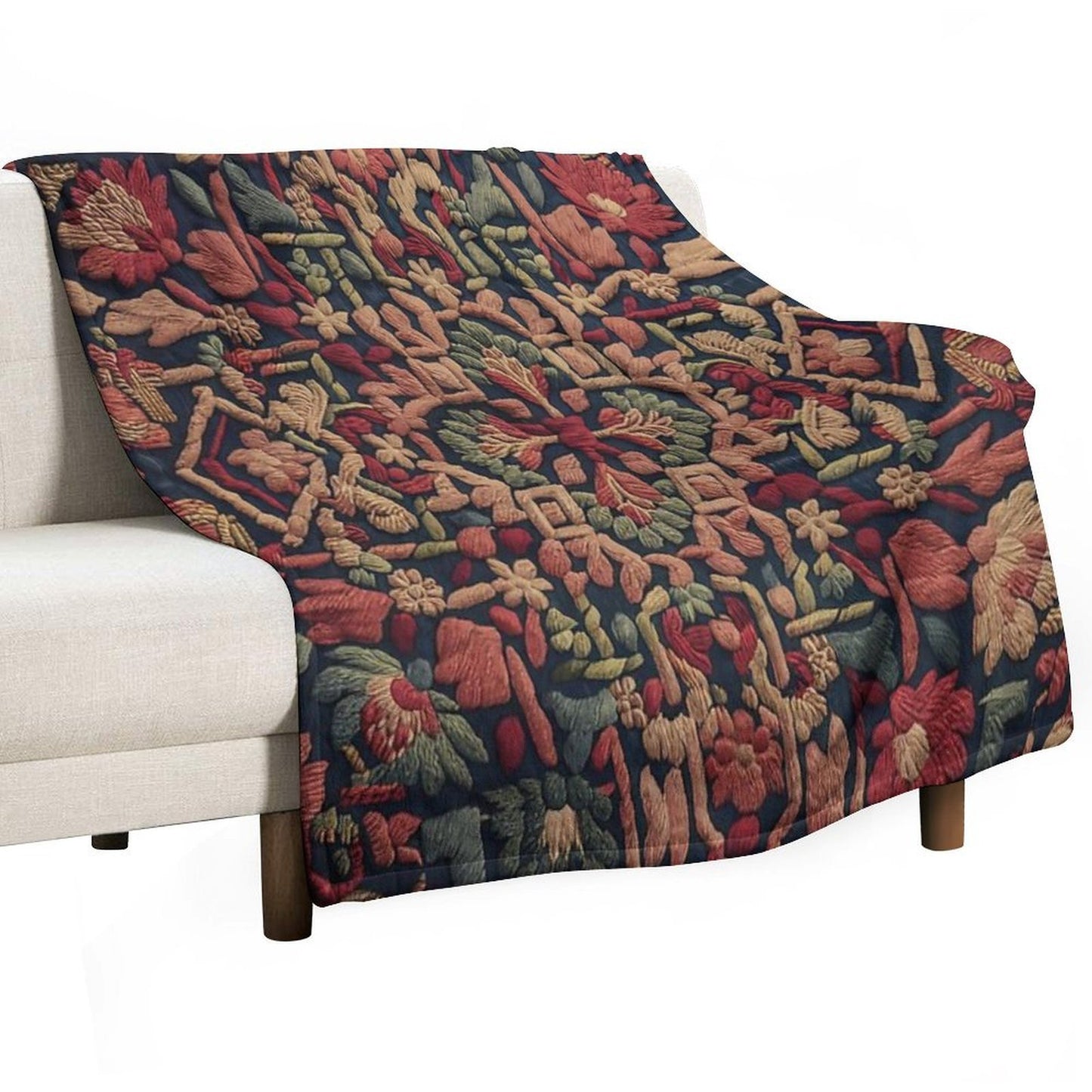 Weird Pattern Travel-friendly Throw Blanket