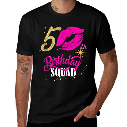 Las Vegas Girls Trip 2024s, Vegas 50th Birthday Squad  High-quality Stitching T-Shirt