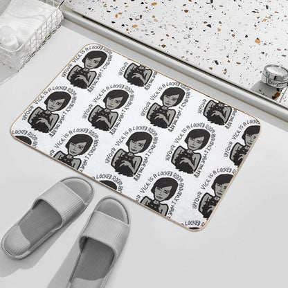 YOUR VICE IS A LOCKED ROOM AND ONLY I HAVE THE KEY  Repositionable Bath Mat