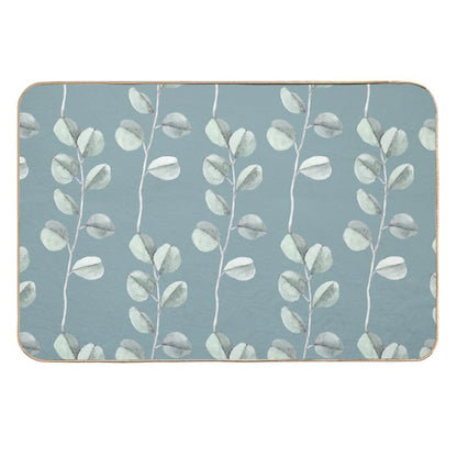 Eucalyptus Pattern  Non-Slip Bath Mat