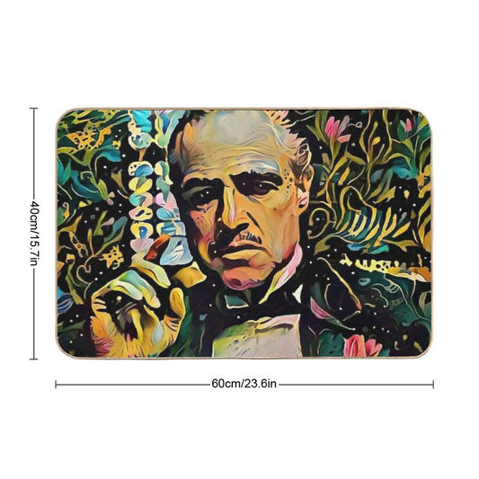 Abstract of Godfather  Versatile Bath Mat
