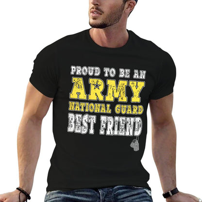 Proud To Be An Army National Guard Best Friend - Military  Lightweight T-Shirt
