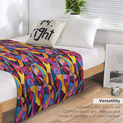 Color Pattern Comfort Throw Blanket