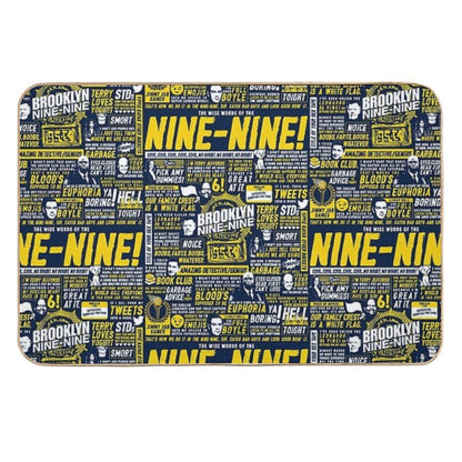 Wise Words of The Nine-Nine  Stain-Proof Bath Mat