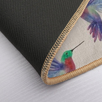 Harmonious Hummingbird  Versatile Bath Mat