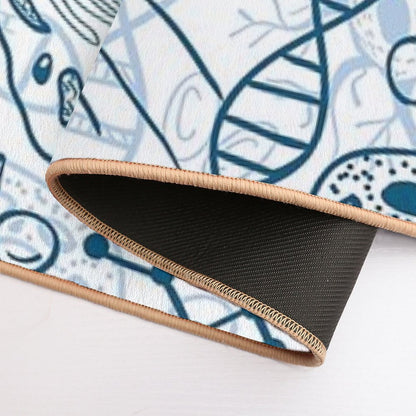 Germy Science Sick Blues  Fade-Resistant Bath Mat