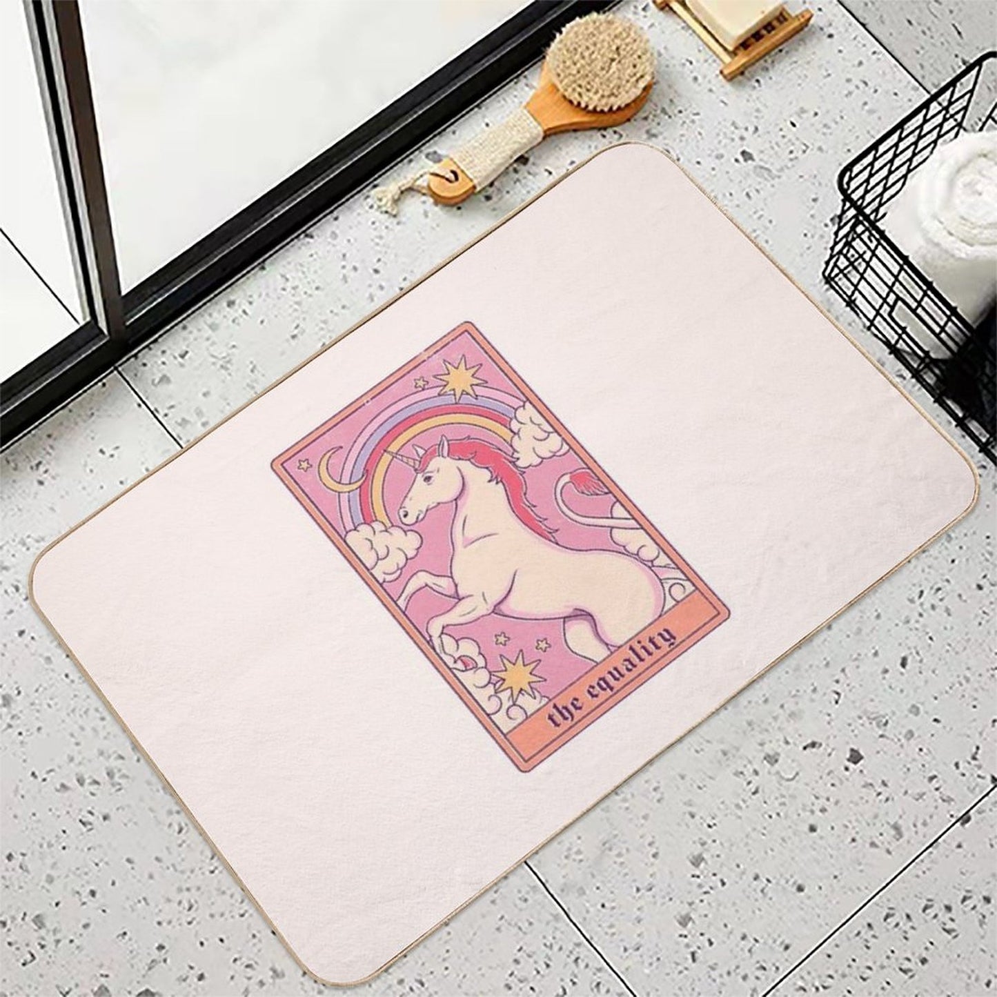 The Equality  Fade-Resistant Bath Mat