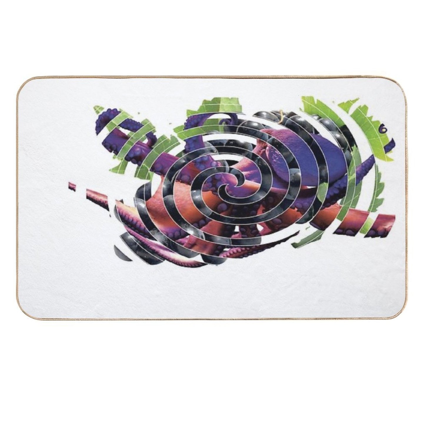 Octopus Grape °1  Multi-Purpose Bath Mat