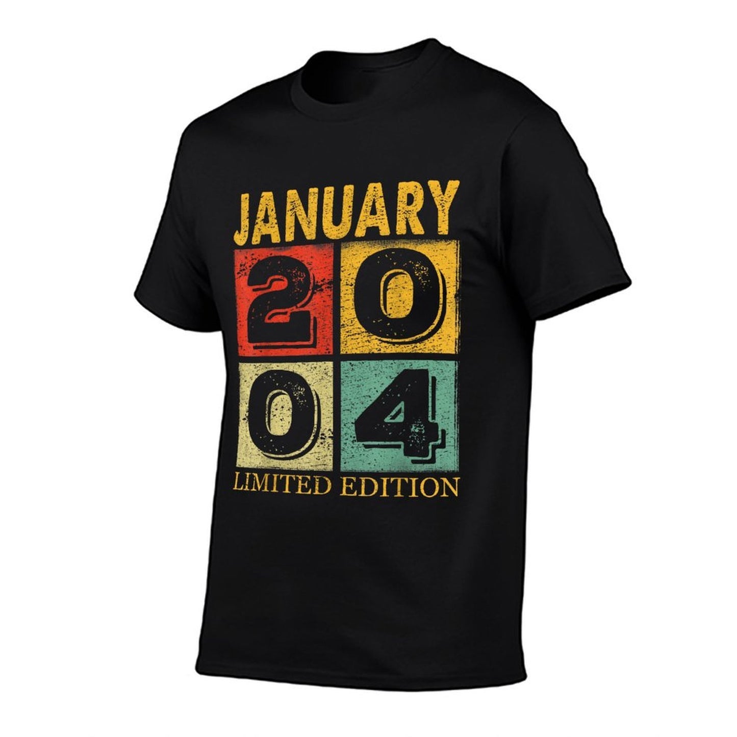 21 Years Old Awesome Since January 2004 21st Birthday Gifts  Trendy Pattern T-Shirt